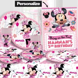 *Minnie Mouse Fun PERSONALIZED Party Pack for 10